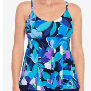 Swim Solutions V-Neck Underwire Tankini Top